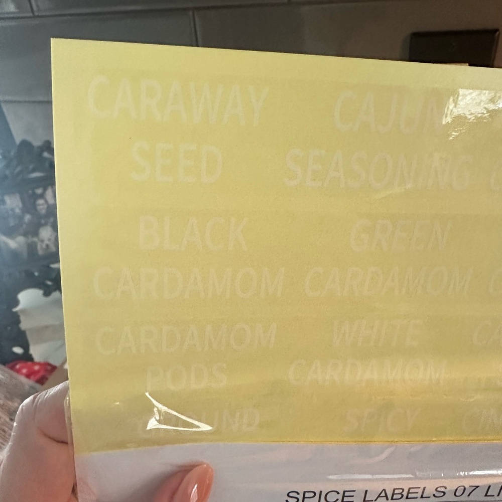 Spice Jar Labels - Picture 2 of 3
